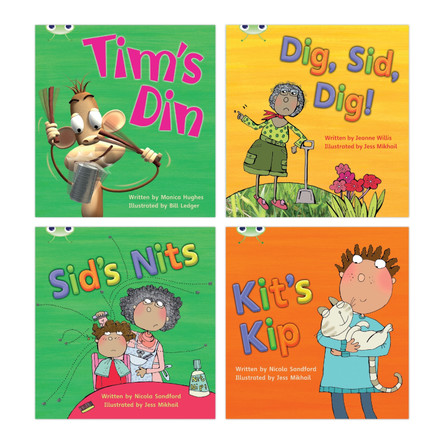 Learn to Read at Home with Phonics Bug: Pack 1 (Pack of 4 fiction books) by Monica Hughes