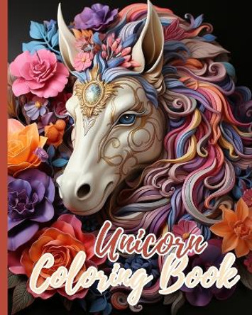 Unicorn Coloring Book: Cute, Fun and Magical Coloring Book For Kids, Magical Unicorn Coloring Pages by Thy Nguyen 9798210812971