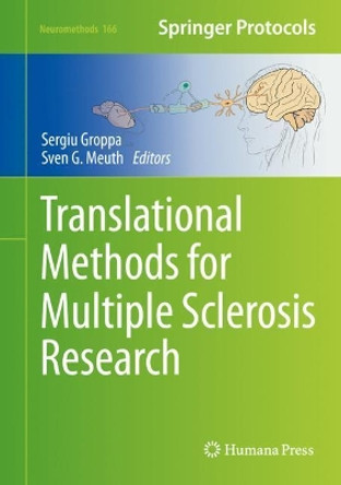 Translational Methods for Multiple Sclerosis Research by Sergiu Groppa 9781071612125