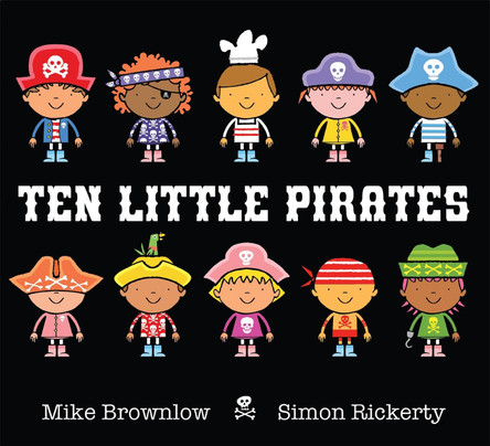 Ten Little Pirates Simon Rickerty 9781408320044