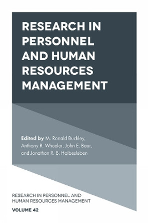 Research in Personnel and Human Resources Management M. Ronald Buckley 9781837978908