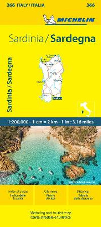 Sardinia - Michelin Local Map 366: Map Michelin 9782067263093