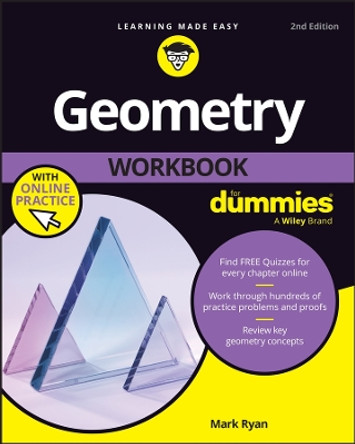 Geometry Workbook For Dummies Mark Ryan 9781394276127