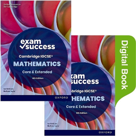 Cambridge IGCSE Mathematics: Exam Success Second Edition (Print & Digital Book) Ian Bettison 9781382056502