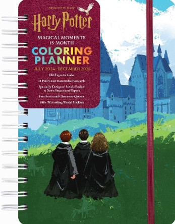 2025 Harry Potter Magical Moments 18-Month Coloring Planner Editors of Thunder Bay Press 9781667206868