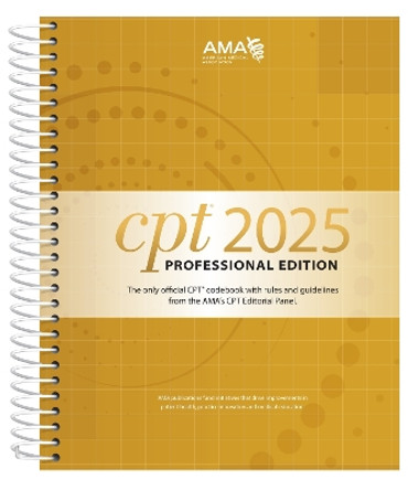 CPT Professional 2025 American Medical Association 9781640163041