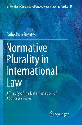 Normative Plurality in International Law: A Theory of the Determination of Applicable Rules by Carlos Ivan Fuentes 9783319829449