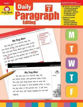 Daily Paragraph Editing Grade 2 by Evan-Moor Educational Publishers