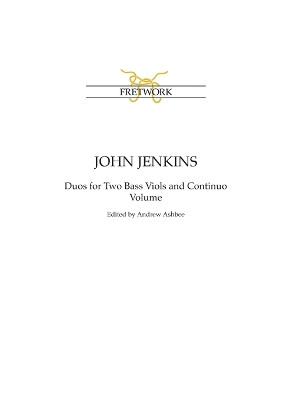 John Jenkins: The Bass Viol Duos Volume 2 by John Jenkins 9781898131649