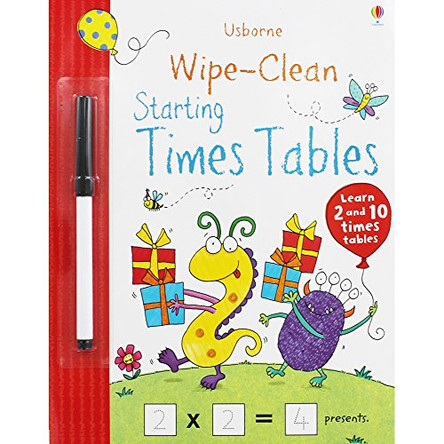 Wipe-clean Starting Times Tables by Jessica Greenwell 9781409564805 [USED COPY]