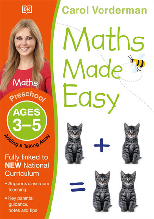 Maths Made Easy Adding and Taking Away Ages 3-5 Preschool by Carol Vorderman 9781409344735 [USED COPY]