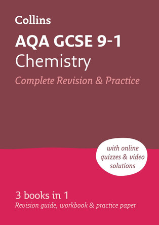 Grade 9-1 GCSE Chemistry AQA All-in-One Complete Revision and Practice (with free flashcard download) (Collins GCSE 9-1 Revision) by Collins GCSE 9780008160753 [USED COPY]