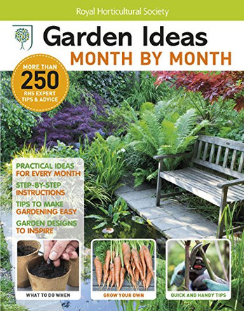 RHS Garden Ideas Month by Month Bookazine by DK 9780241247600 [USED COPY]