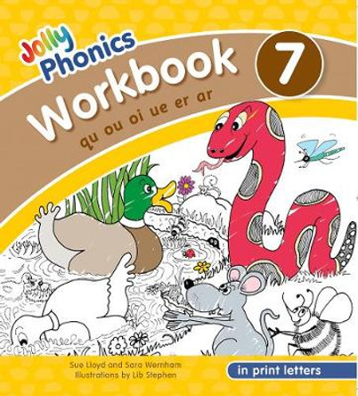 Jolly Phonics Workbook 7: In Print Letters (American English edition) by Sue Lloyd