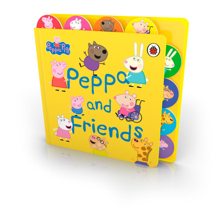 Peppa Pig: Peppa and Friends: Tabbed Board Book by Peppa Pig 9780241425060