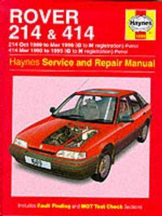 Rover 214 and 414 (89-96) Service and Repair Manual by Mark Coombs 9781859604588 [USED COPY]