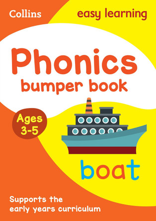 Phonics Bumper Book Ages 3-5 (Collins Easy Learning Preschool) by Collins Easy Learning 9780008275433 [USED COPY]