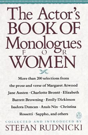 The Actor's Book of Monologues for Women by Various 9780140157871 [USED COPY]