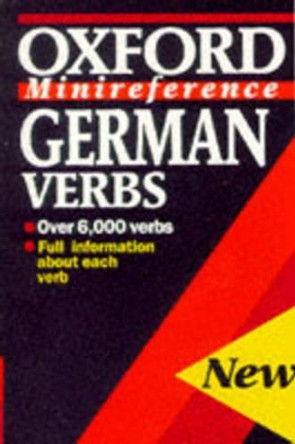 German Verbs by William Rowlinson 9780192116840 [USED COPY]