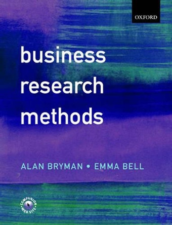 Business Research Methods by Alan Bryman 9780199259380 [USED COPY]