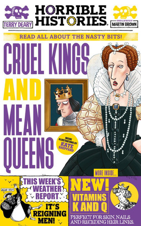 Cruel Kings and Mean Queens (newspaper edition) by Terry Deary 9780702317965 [USED COPY]