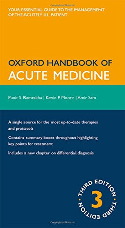 Oxford Handbook of Acute Medicine by Punit Ramrakha 9780199230921 [USED COPY]