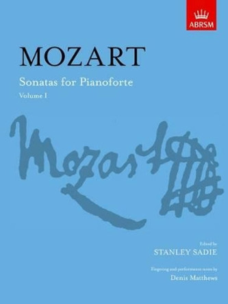 Sonatas for Pianoforte, Volume I by Wolfgang Amadeus Mozart 9781854721990 [USED COPY]