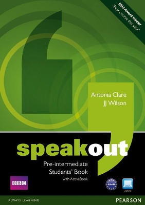 Spkout Pre-Int Sbk DVD/AB pk by Antonia Clare 9781408219324