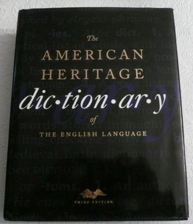 &quot;American Heritage&quot; Dictionary of the English Language by American Heritage Dictionary 9780395448953 [USED COPY]