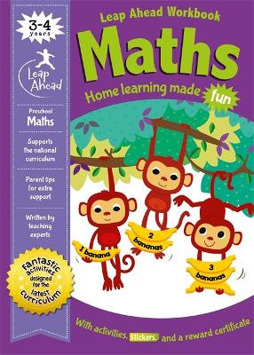 Leap Ahead: 3-4 Years Maths by Igloo Books 9781838523480