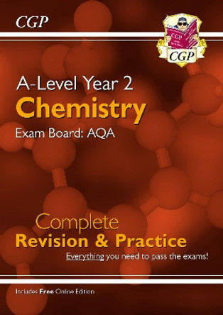 New A-Level Chemistry for 2018: AQA Year 2 Complete Revision & Practice with Online Edition by CGP Books 9781789080285 [USED COPY]