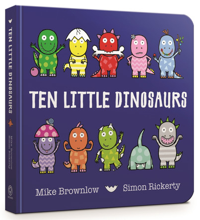 Ten Little Dinosaurs Board Book by Mike Brownlow 9781408346464 [USED COPY]