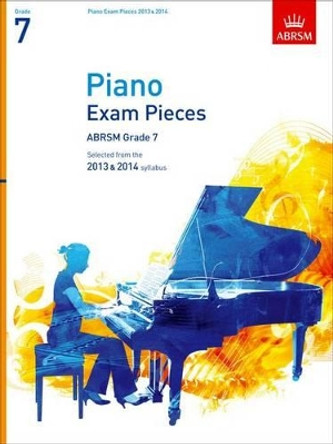 Piano Exam Pieces 2013 & 2014, ABSRM Grade 7: Selected from the 2013 & 2014 Syllabus by Richard Jones 9781848494077 [USED COPY]