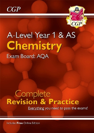 New A-Level Chemistry for 2018: AQA Year 1 & AS Complete Revision & Practice with Online Edition by CGP Books 9781789080278 [USED COPY]