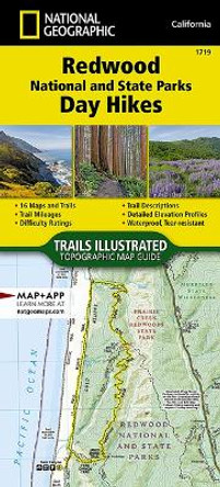 Redwood National and State Parks Day Hikes Map by National Geographic Maps 9781566959551