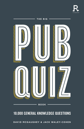 The Big Pub Quiz Book: 10,000 bar trivia questions arranged into over 1,000 quizzes by David McGaughey 9781913602277 [USED COPY]