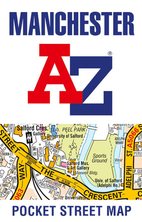 Manchester Pocket Street Map by A-Z maps