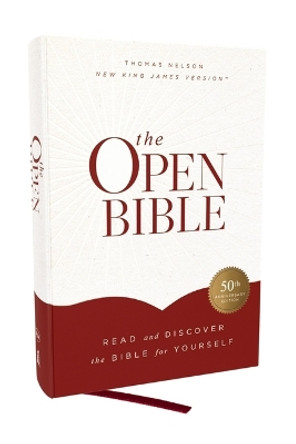 The Open Bible: Read and Discover the Bible for Yourself (NKJV, Hardcover, Red Letter, Comfort Print) Thomas Nelson 9781400343980