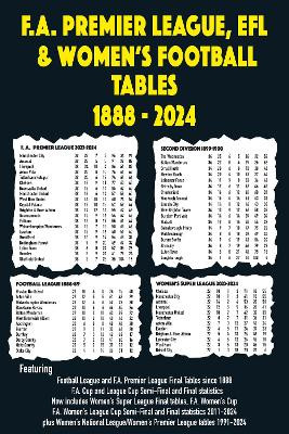 FA Premier League, EFL & Women's Super League Tables 1888-2024 Michael Robinson 9781862235175