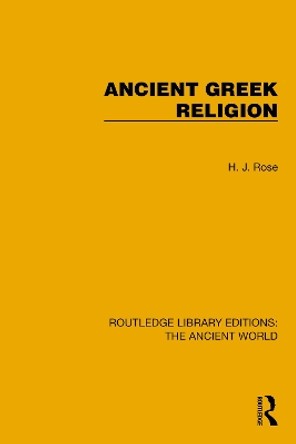 Ancient Greek Religion H.J. Rose 9781032749525