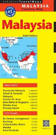 Malaysia Travel Map Eighth Edition Periplus Editions 9780794608309