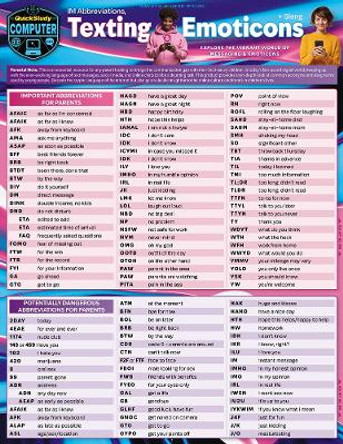 IM Abbreviations, Texting & Emoticons BarCharts, Inc. 9781423250913