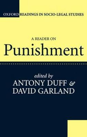 A Reader on Punishment by R. A. Duff