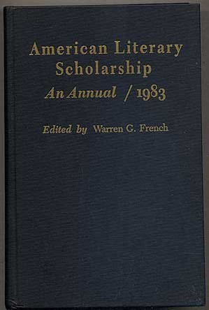 American Literary Scholarship - 1983 by American Literary Scholarship 9780822306405 [USED COPY]