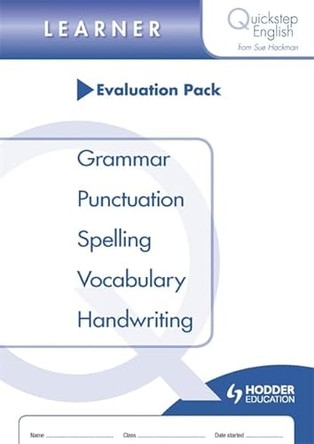 Quickstep English Learner Stage Evaluation Pack by Sue Hackman 9781444195446 [USED COPY]