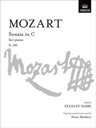 Sonata in C, K. 545 by Wolfgang Amadeus Mozart 9781854721303 [USED COPY]