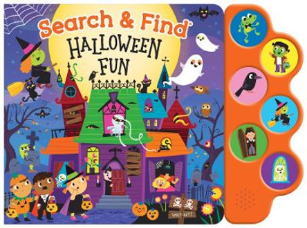 Search & Find: Halloween Fun (6-Button Sound Book) by Kidsbooks Publishing 9781638544661