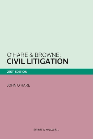 O'Hare & Browne: Civil Litigation John O'Hare 9780414120471