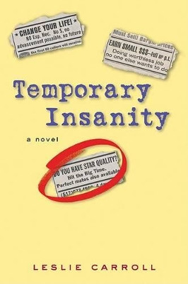 Temporary Insanity by Leslie Carroll 9780060563370