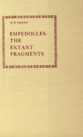 Empedocles: The Extant Fragments by Empedocles 9780300024753